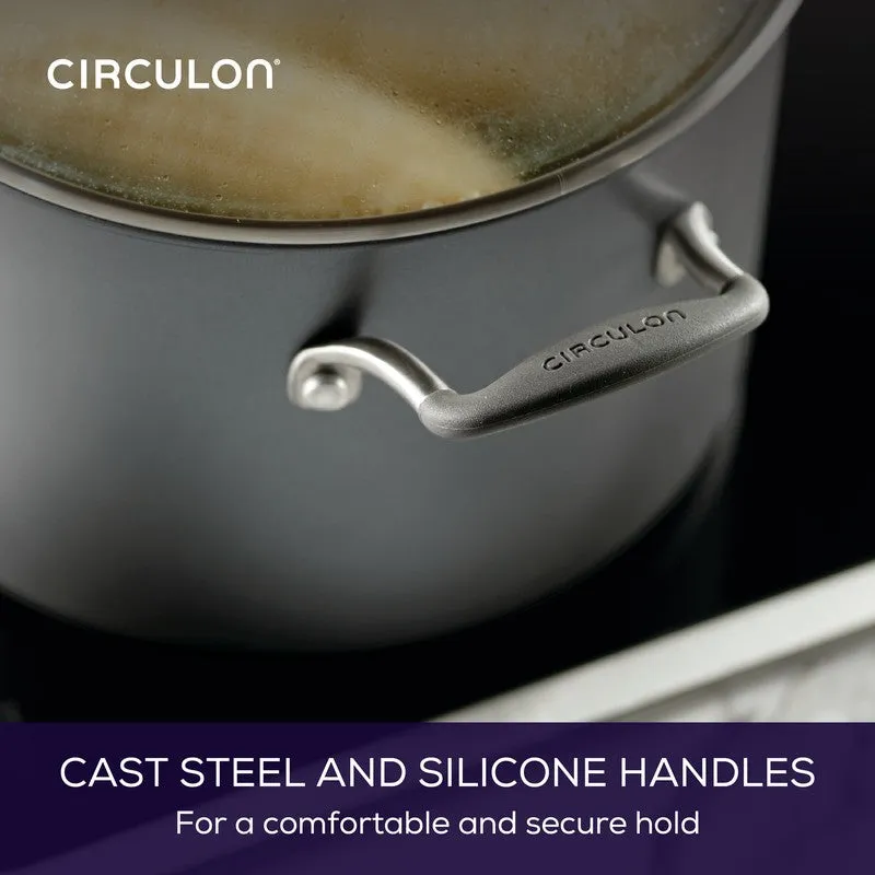 Circulon Aluminum Cooking Pot with Lid - 7580 ML media 10