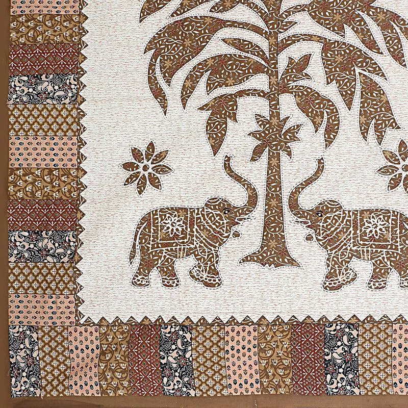 The Palmistree Diwan Set (Brown) - Six Piece Set media 5