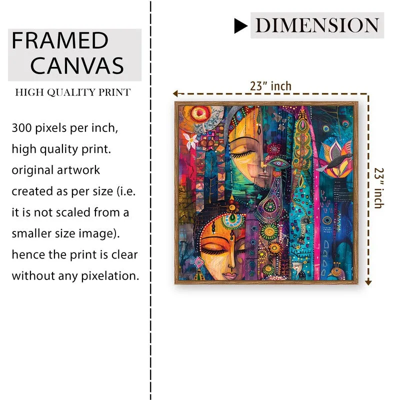 AbstractPersona Canvas Wall Art With Frame media 9