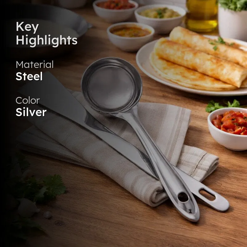 Serve Ease Steel Kitchen Prep Tools - Set Of Two media 2