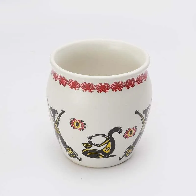 Warli World Kullad - Set Of Six media 4
