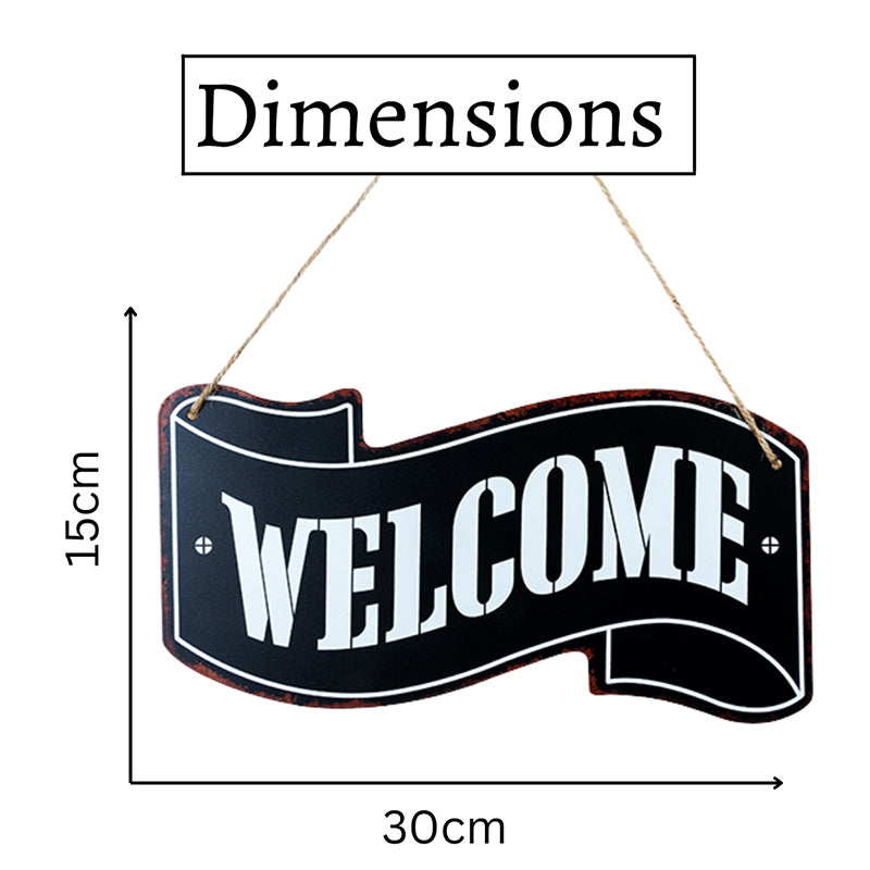 Closed Sign Retro Metal Wall Accent media 5