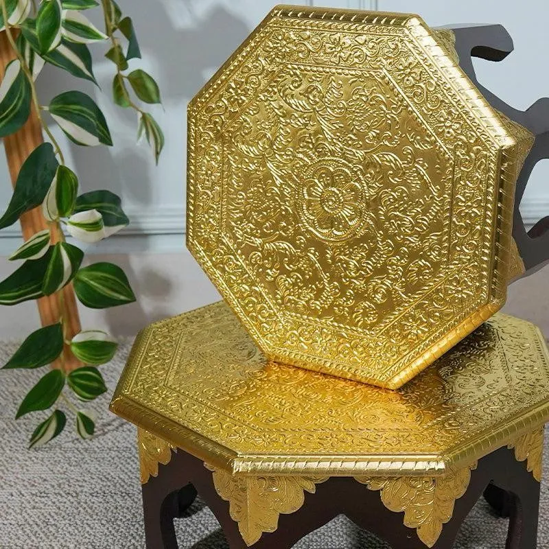 FolkStep Decorative Seating Stool - Set Of Two media 5