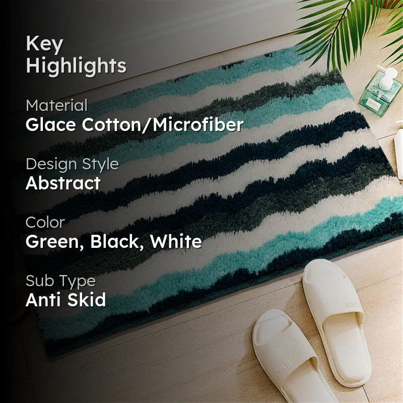 Wave Step Microfiber Bath Mat media 2