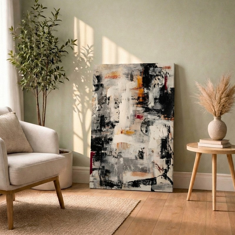 Color Block Axis Canvas Wall Art