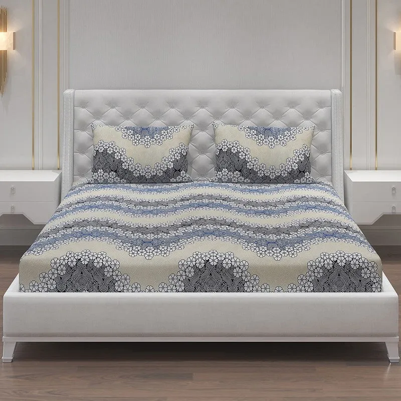 Monte Carlo Flower Weave Bedsheet - 120 GSM media 3
