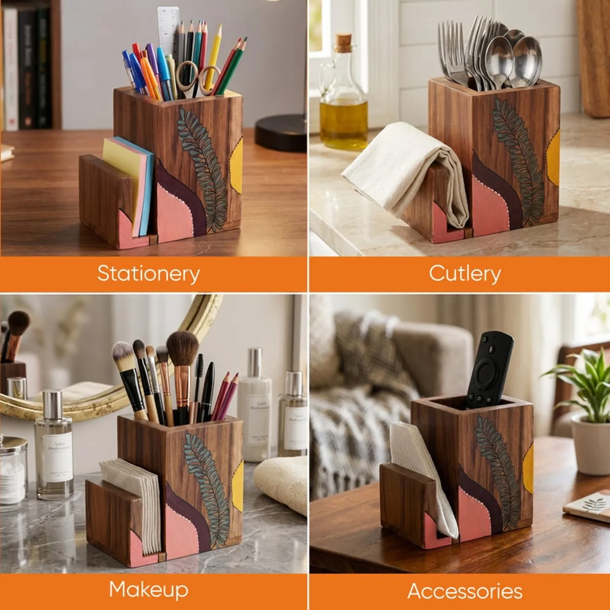 Leafery Cutlery Holder - 15