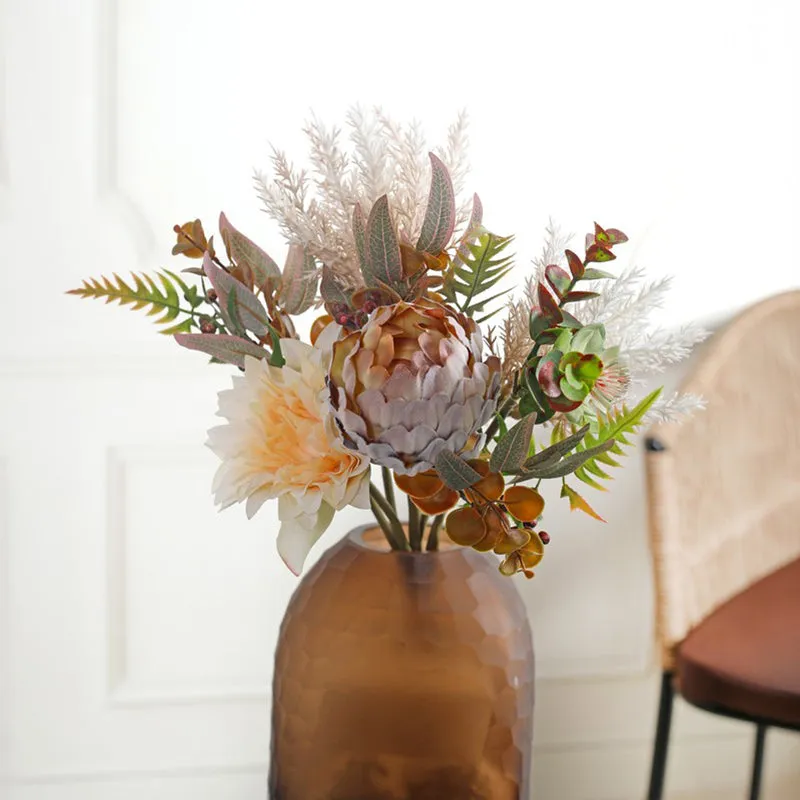 Floral Bouquet Artificial Flowers - Multicolor media 6