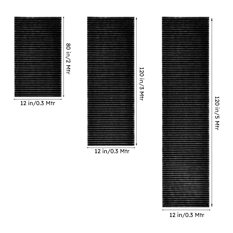 Neat Stack Kitchen Shelf Liner Mat (Black) - Set Of Two media 10