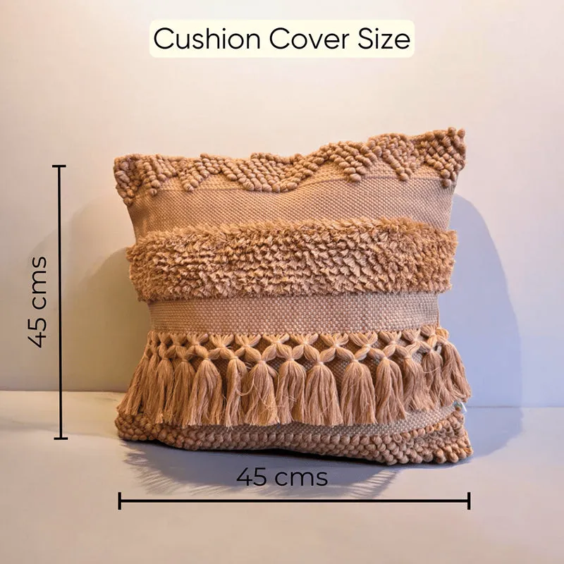 Squish-A-Lot Tufted Cushion Cover (Peach) - Set Of Five media 5