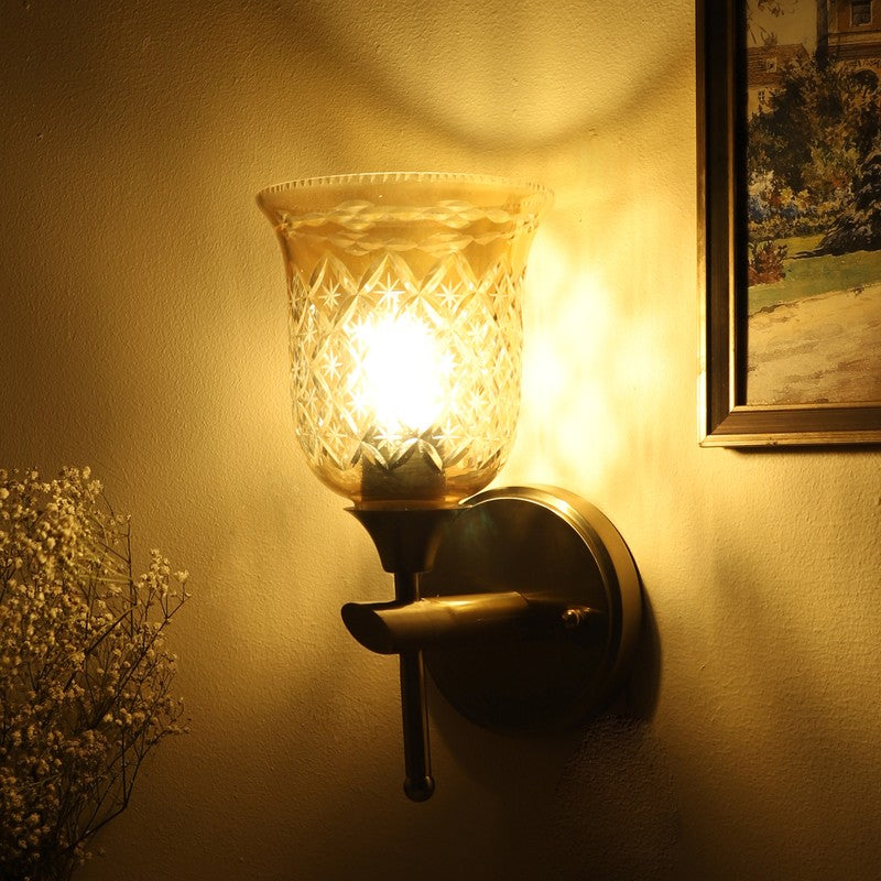 Elyra Elegant Glass Wall Lamp media 3