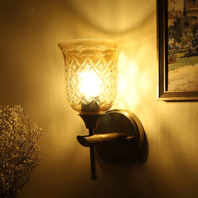 Elyra Elegant Glass Wall Lamp media 3