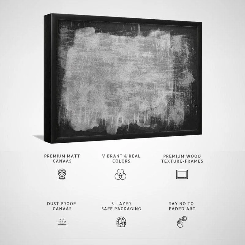 Abstract Ingrid Canvas Wall Painting - Black Frame media 5