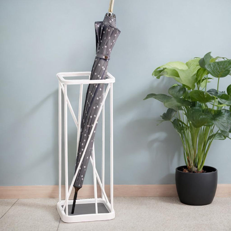 Urban Catch Metal Umbrella Stand - White media 3