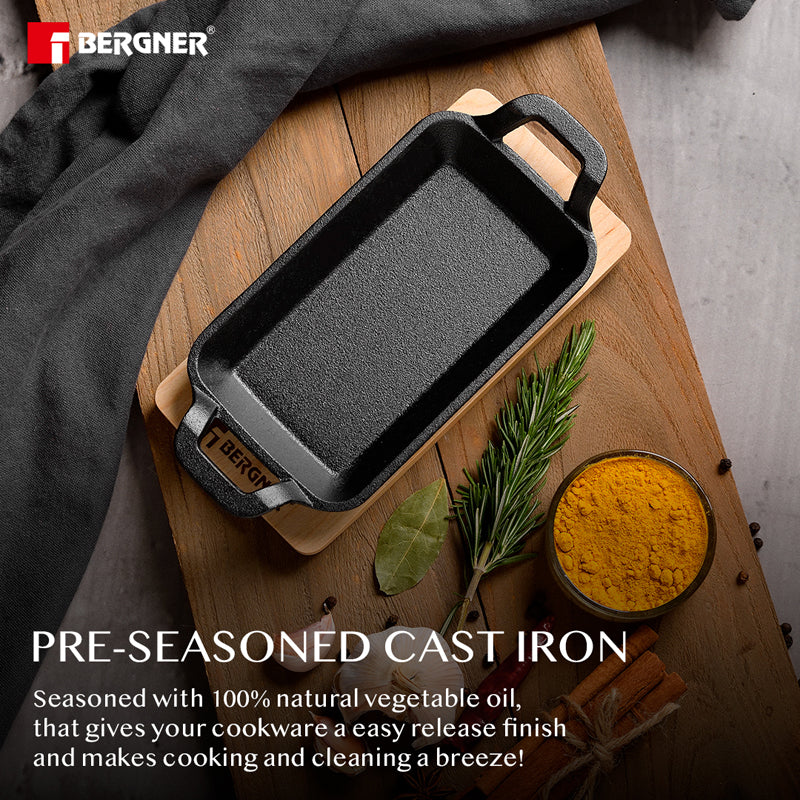 Bergner Cook & Share Cast Iron Mini Baking or Cooking Pan - 230 ML image 5
