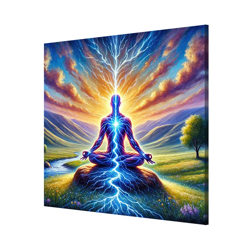 Divine Aura Wall Painting media 5