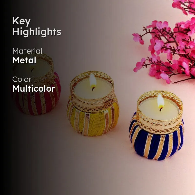 Matka Metal Tealight Candle Holder media 2