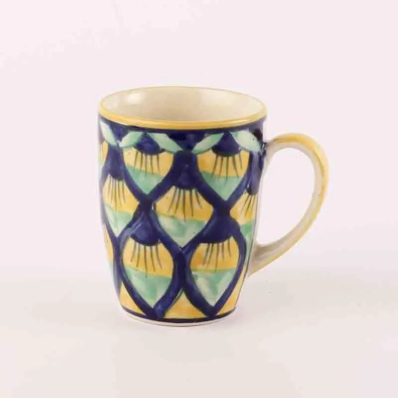 Colorful Ceramic Coffee Mug (270 mL Each) - Set of Two media 5