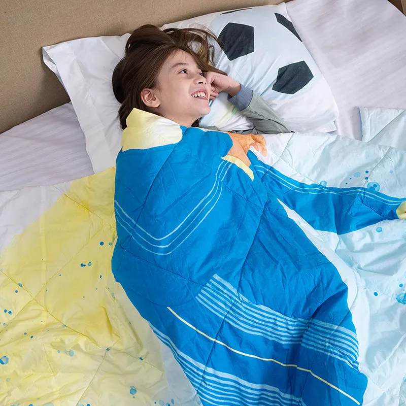 Soccer Buddies Reversible Cotton Comforter - 480 GSM media 5