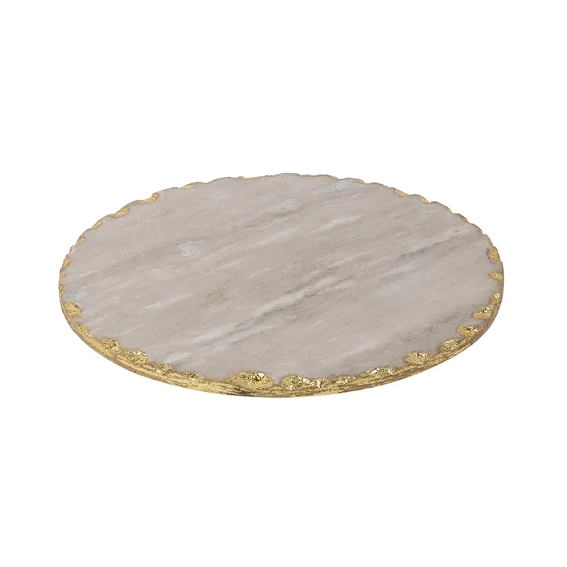 Cavallo Marble Cake Stand - Beige media 3