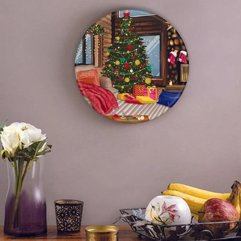 Santa Surprise Wall Plate media 1
