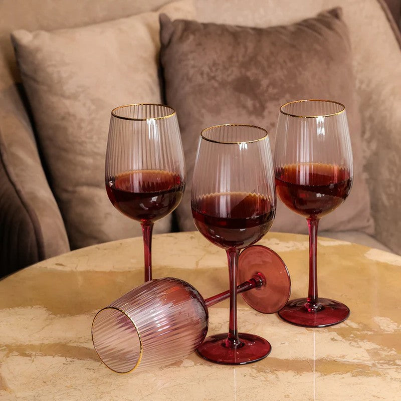 Royal Sip Wine Glasses (350 mL Each) - Set of Four