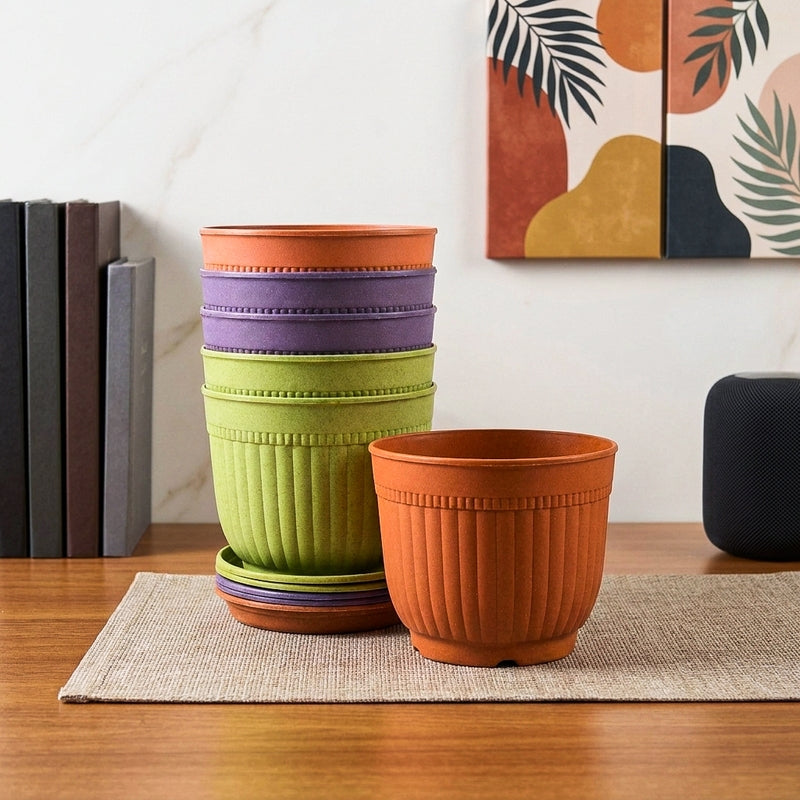 Vita Vessel Planter - Set Of Six