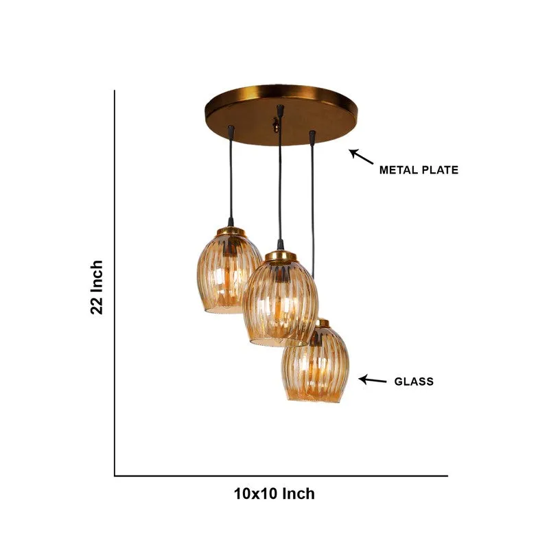 Aurelia Glass Ceiling Lamp - Transparent media 6