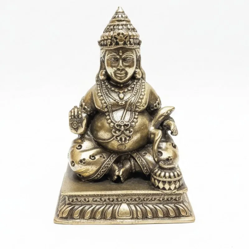 Divine Kuber Brass Idol media 4