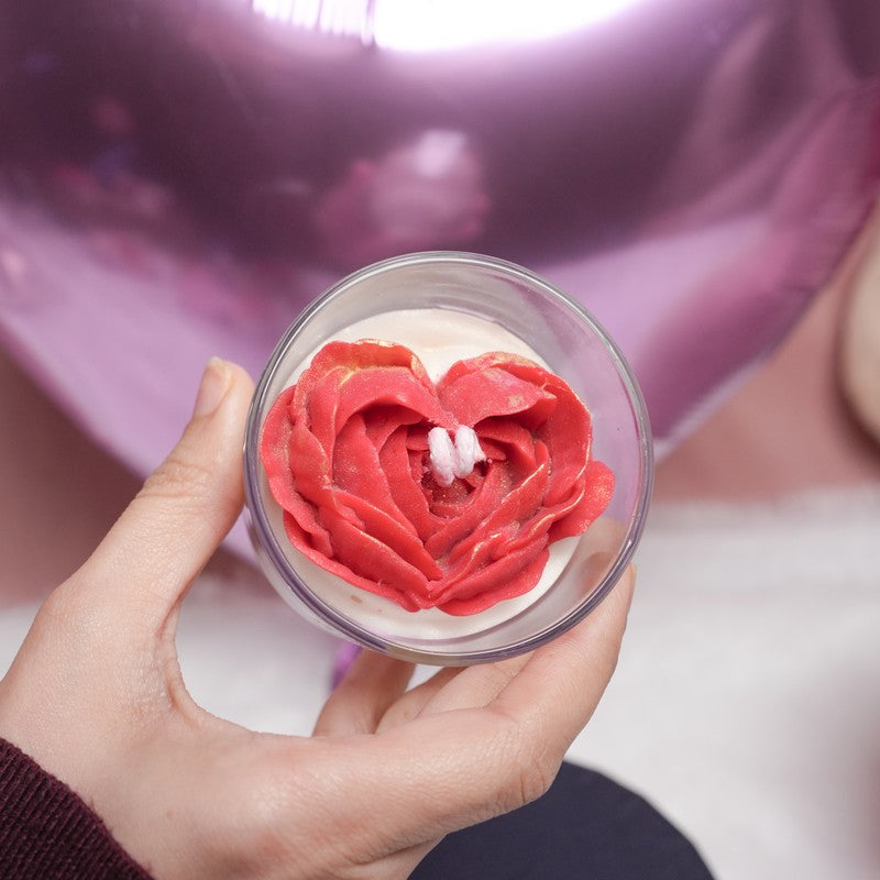 HeartBloom Decorative Candles - Four Piece Set media 5