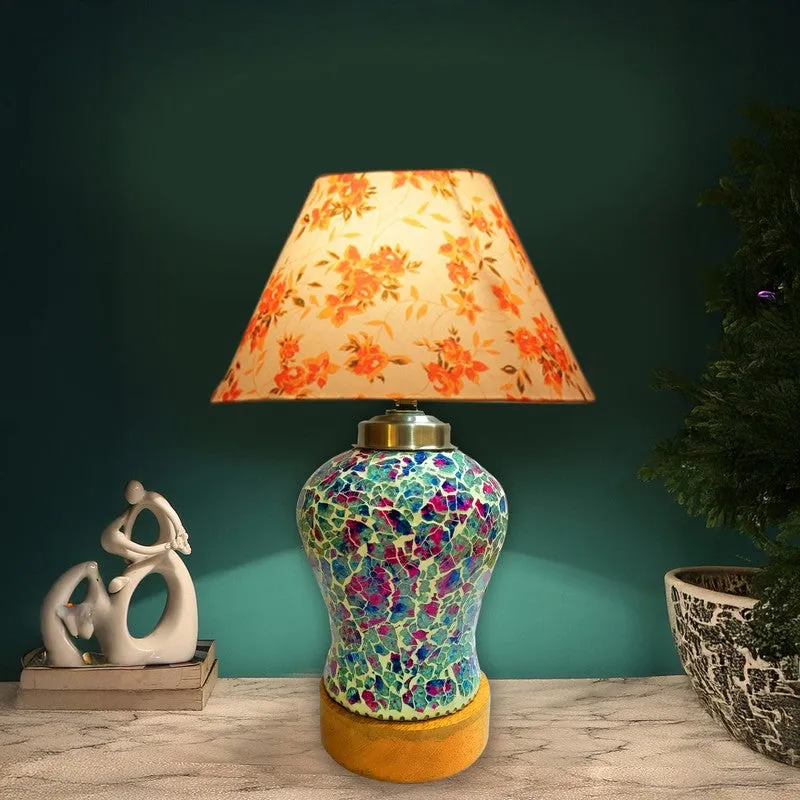 Floranisse Fleur Cone Wooden Table Lamp media 1