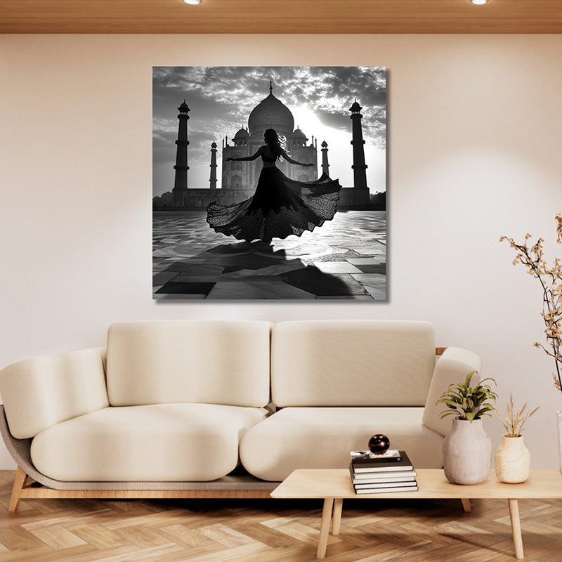 Silhouett Taj Wall Art