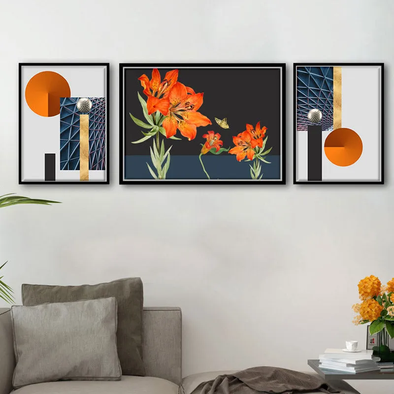 Just June Floral Wall Art - Set Of Three media 1
