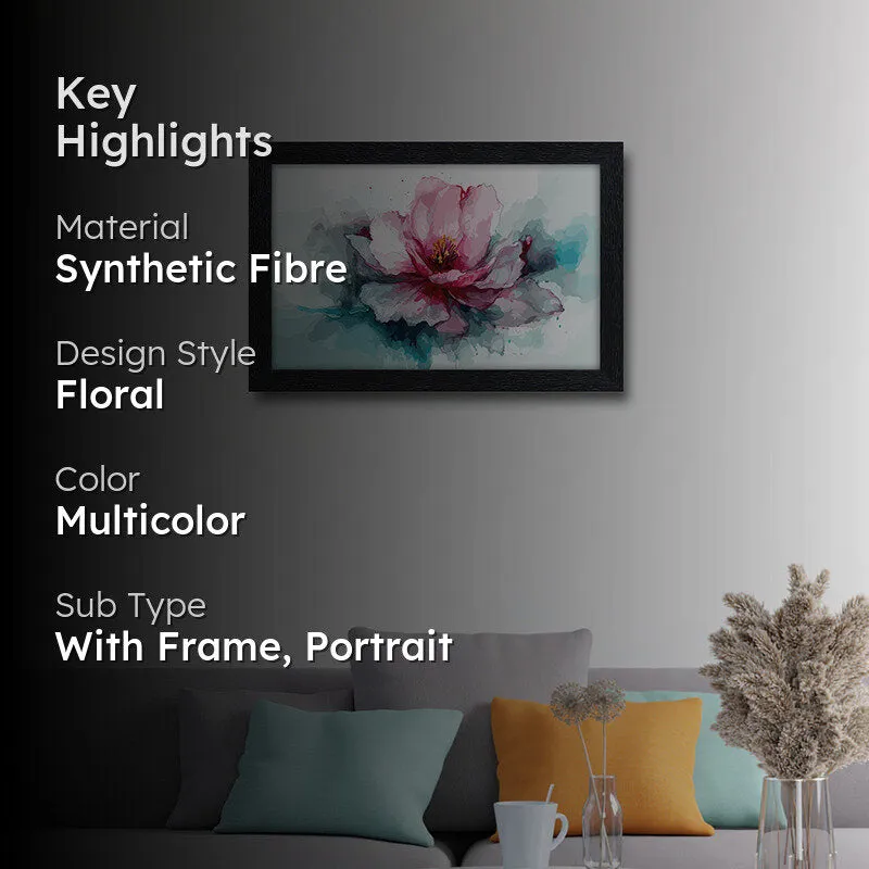Burst Of Flowers Wall Painting media 2