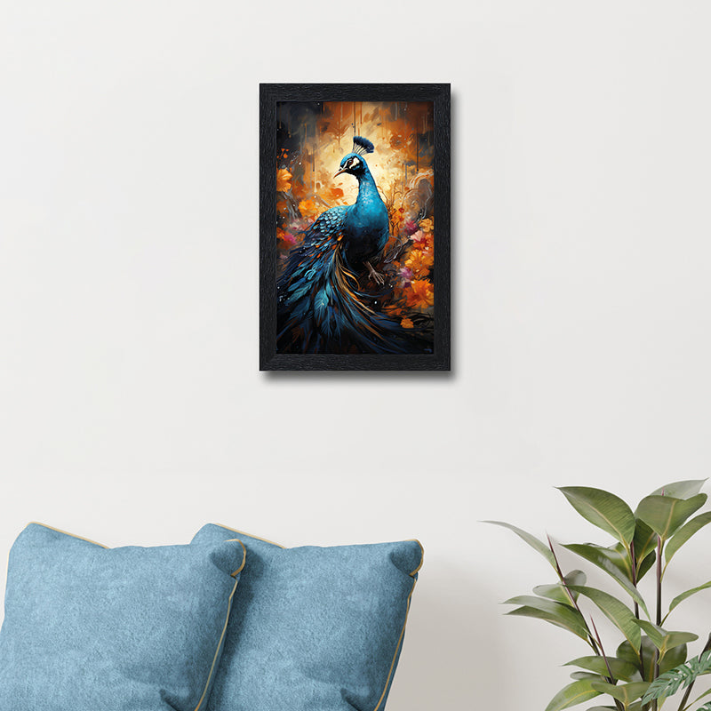 Cosmic Mayoora Wall Painting