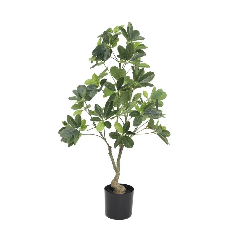 GreenAura Artificial Plant With Black Plastic Pot - 2.5 ft media 5