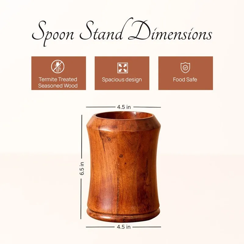 Clayra Wooden Cutlery Holder media 7