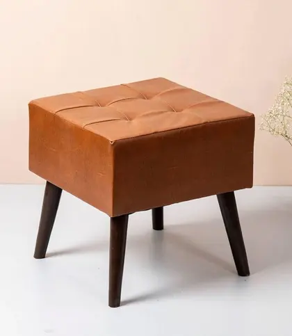 Wood · Foam · Faux Leather