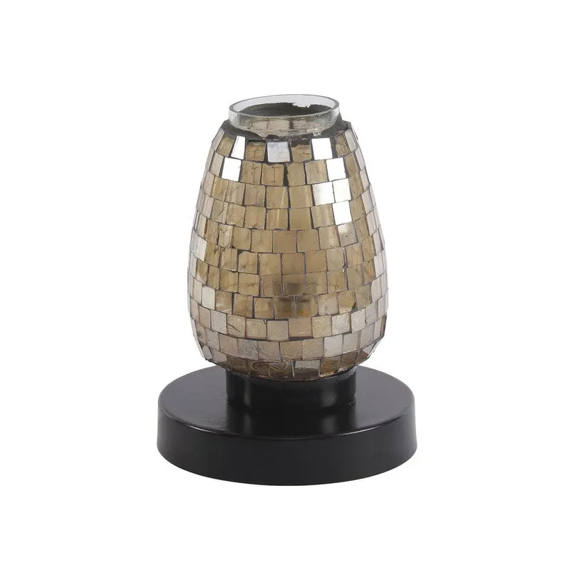 Prismlume Mosaic Glass Table Lamp With Wooden Base media 4