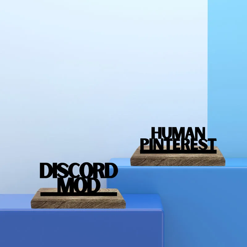 Discord Mod Typography Showpiece - Set Of Two media 1