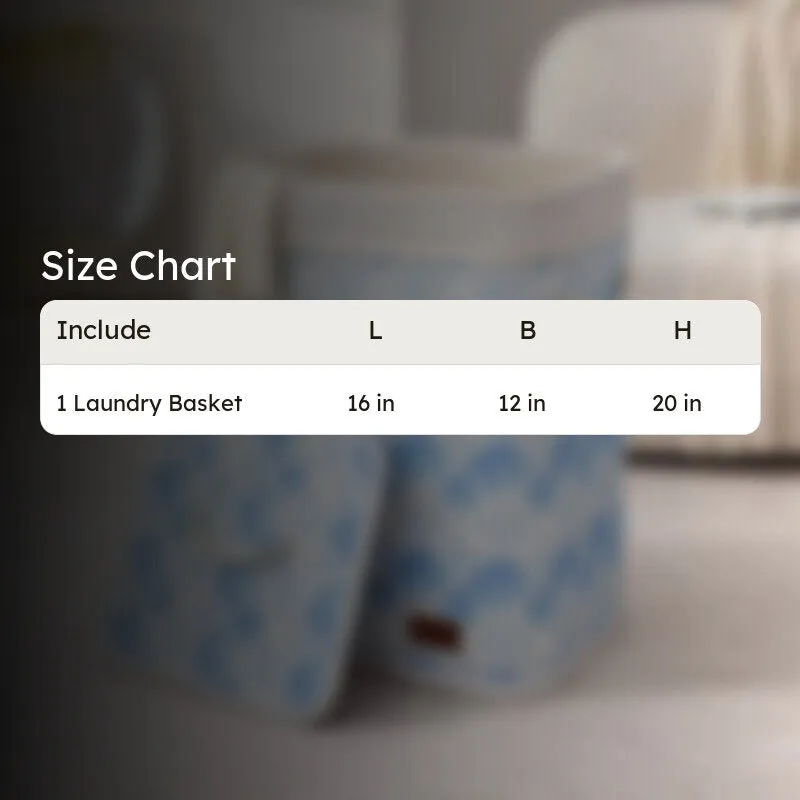 Geometric Bamboo Laundry Basket media 9