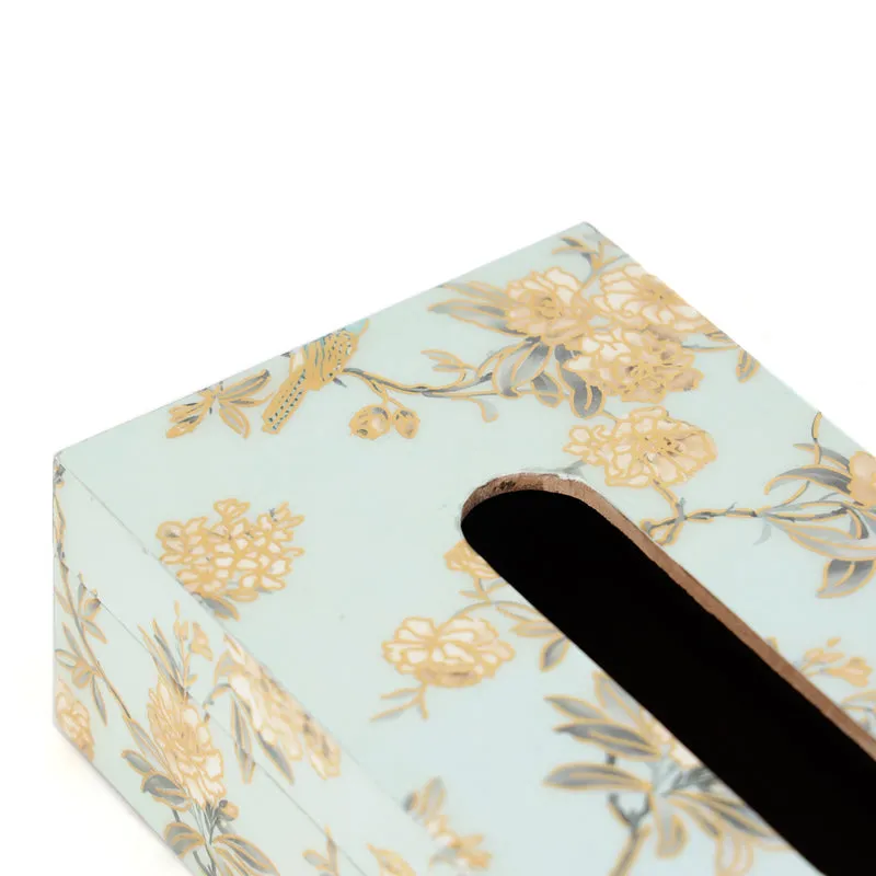 Retro Blooms Handmade Handmade Tissue Box media 5