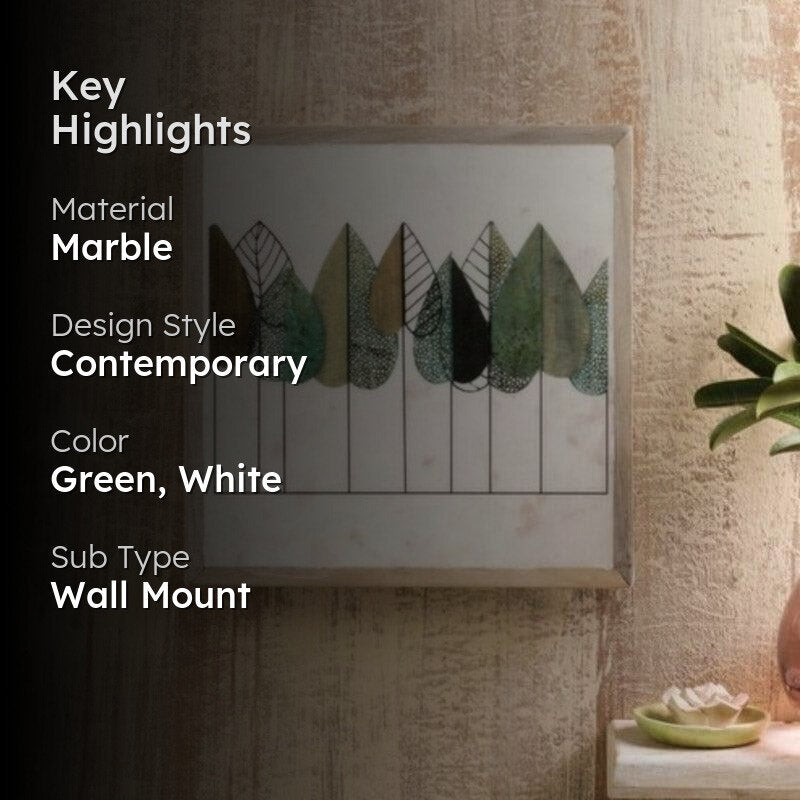 Forest Feast Printed Marble Wall Accent media 2