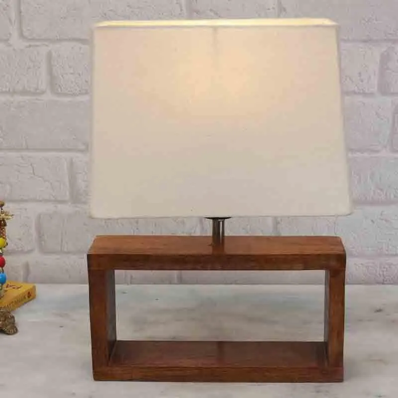Audace Fabric Table Lamp - Brown,White media 1