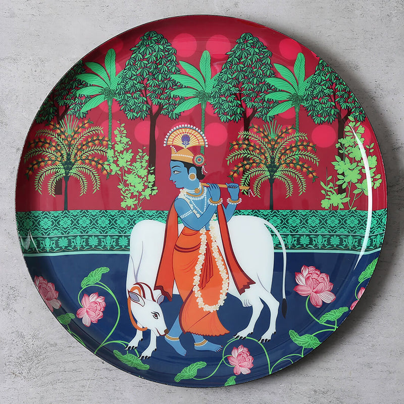 India Circus Kanha's Herd Iron Wall Plate - Set Of Five media 3