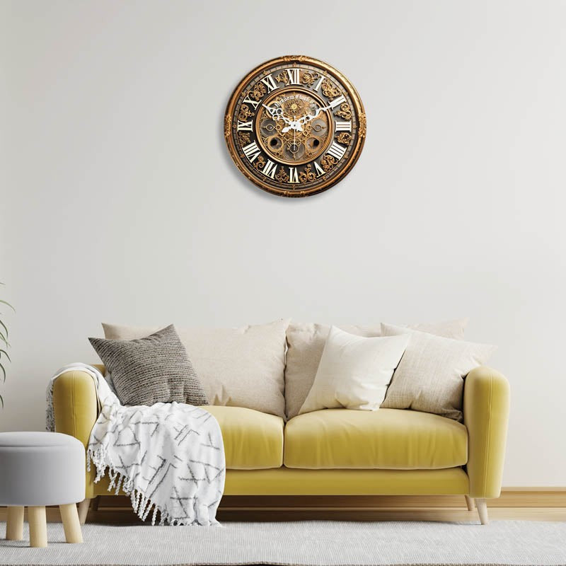 Seine Dromo 3D Printed MDF Wall Clock media 3