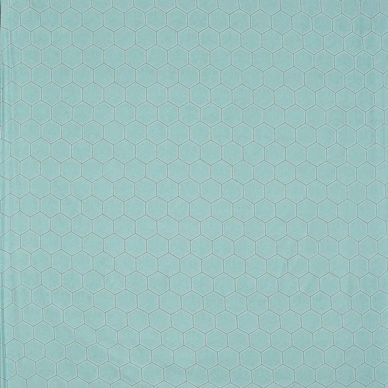 Soft Hive Cotton Duvet Cover (Blue) - 210 TC media 4