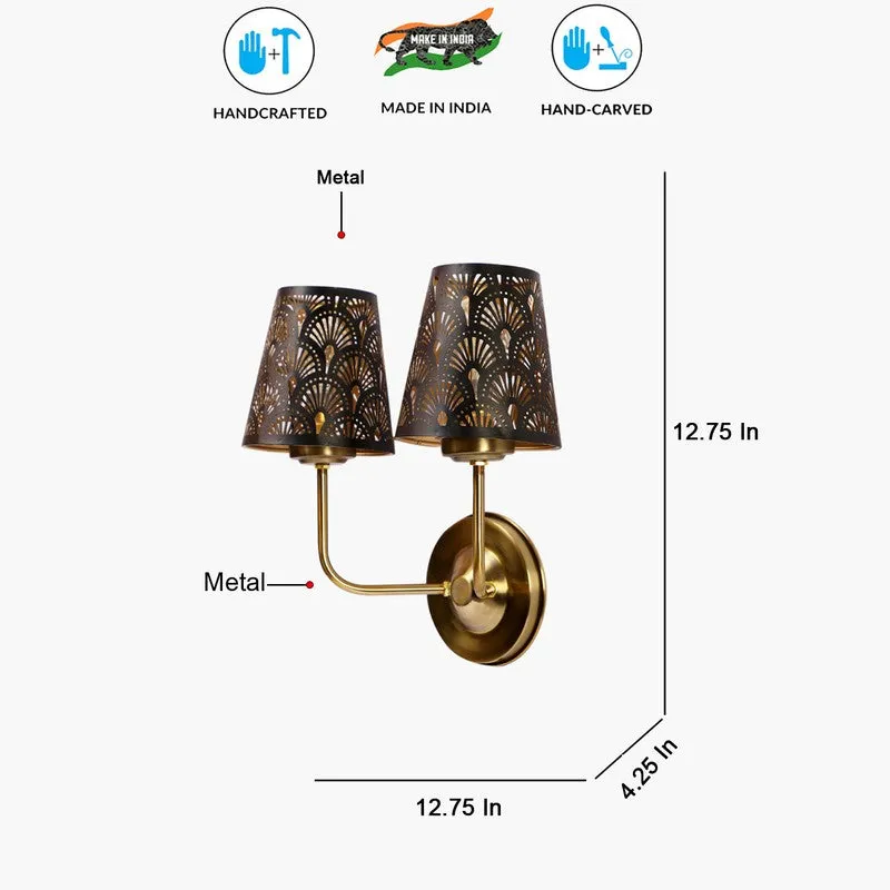 Filigree Duo Metal Wall Lamp media 8