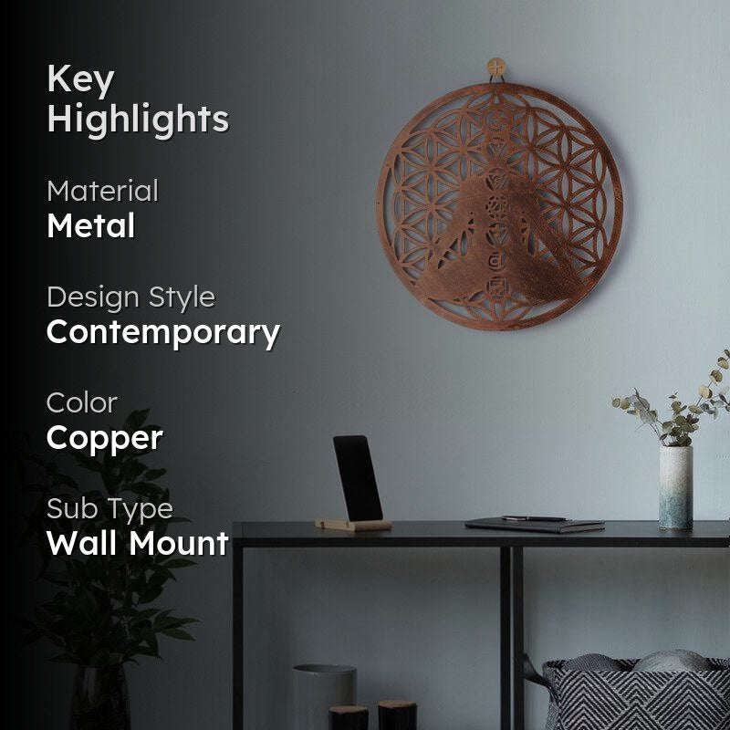 Calming Chakras Metal Wall Accent media 2