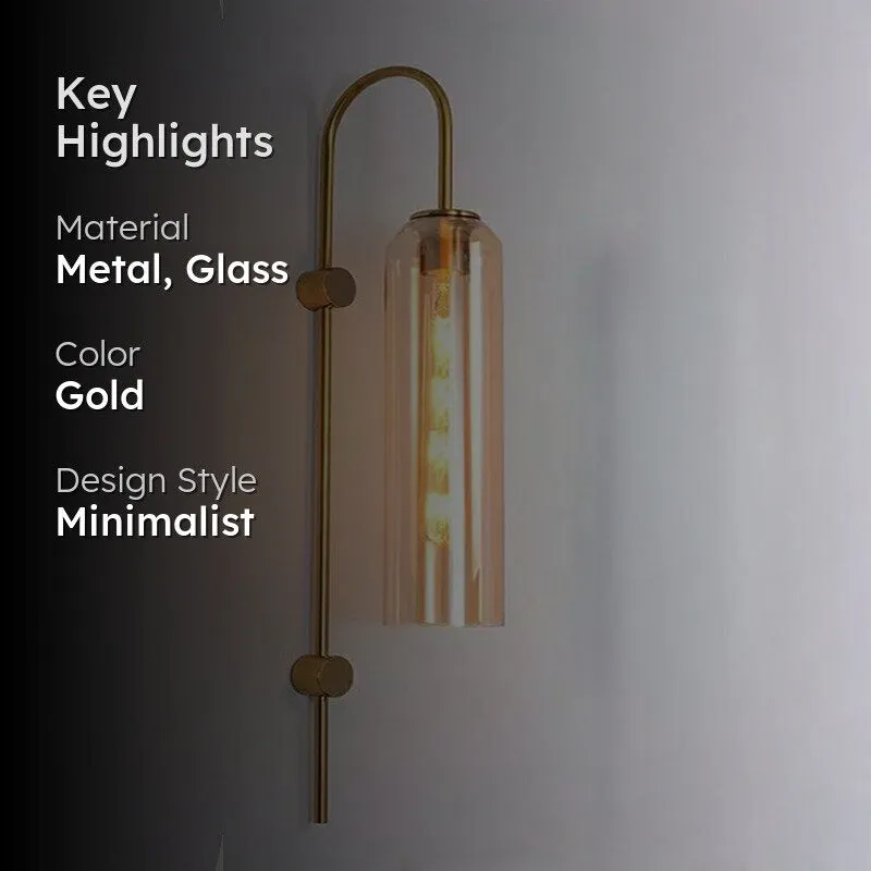Loft Drop Metal & Glass Wall Lamp media 2